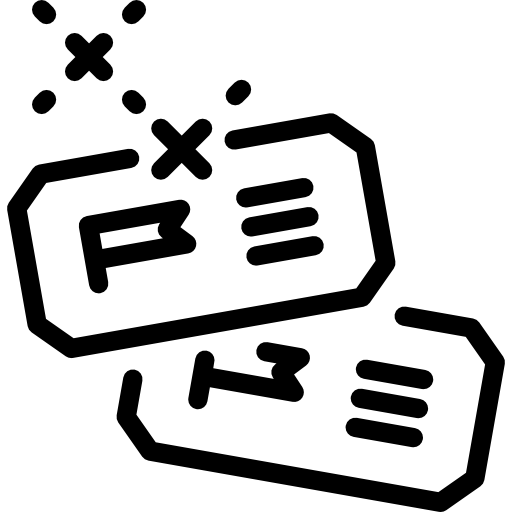 Circus Tickets Icons Free Download