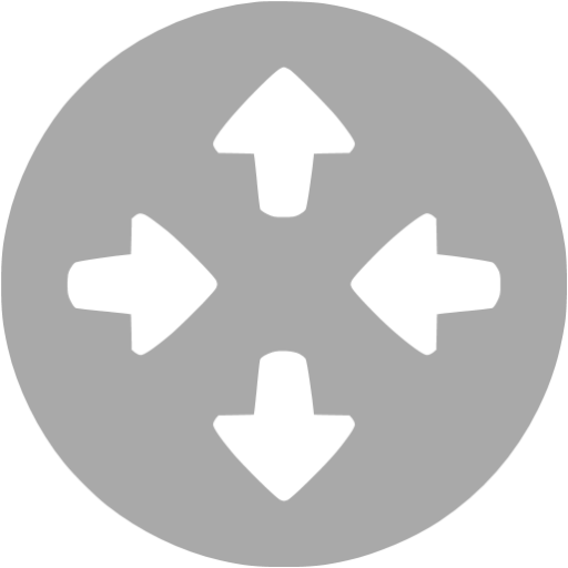 Dark Gray Router Icon