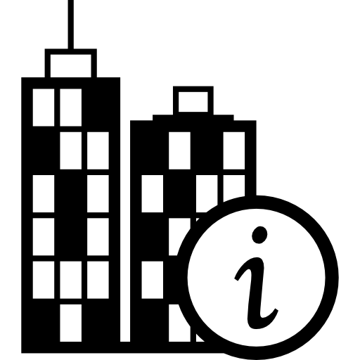 City Information Button For Interface Icons Free Download