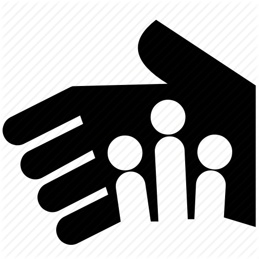 Citizen Welfare, Family, Hand, People, Protect Icon