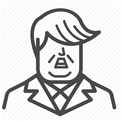 Man, Political, President, Traitor, Trump, War, World Icon