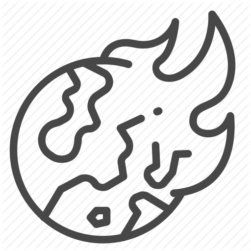 Chaos, Country, Earth, Fire, War, World Icon