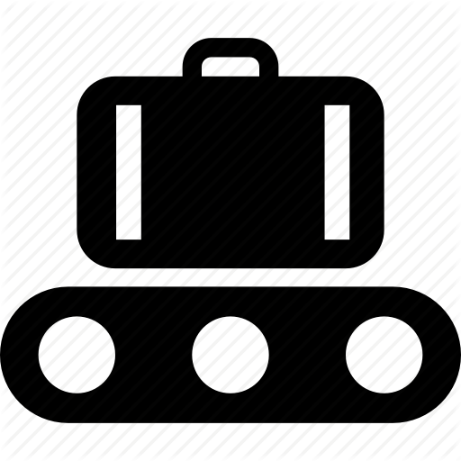 Baggage, Carousel, Claim, Luggage Icon