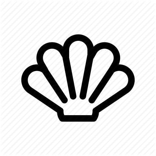 Clam, Food, Meal, Seafood, Shell Icon