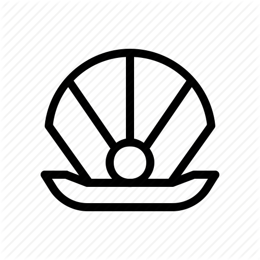 Clam, Marine, Mollusc, Oyster, Pearl, Sea, Shell Icon