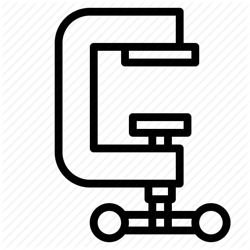 Cl Clamps, Press, Tools, Work Icon