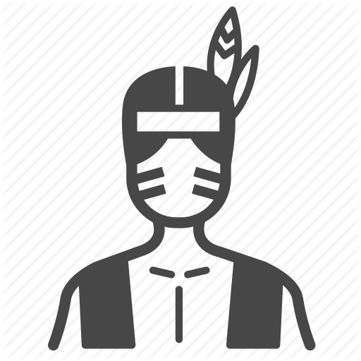 American, Clan, Indian, Man, Native, Tribe, Warrior Icon