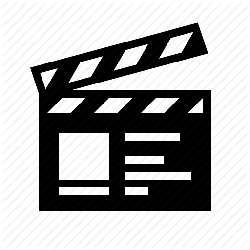 Clapper, Film, Movie, Set Icon