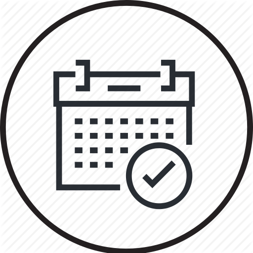 Calendar, Classes, Education, Event, Exam, Line, Schedule Icon