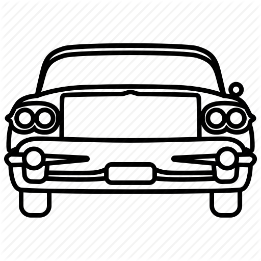 Automobile, Car, Classic, Eight, Retro, Vintage Icon