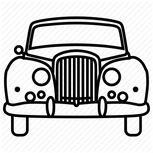 Automobile, Car, Classic, Retro, Three, Vintage Icon