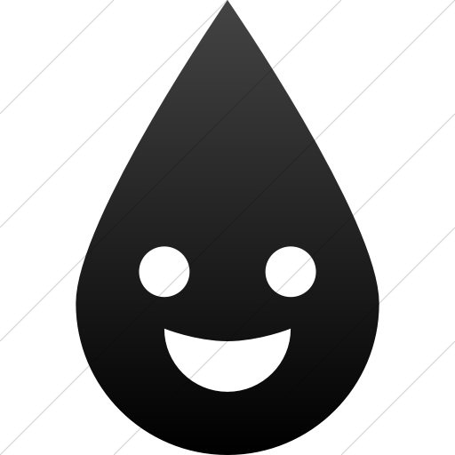 Simple Black Gradient Iconathon Clean Water Icon
