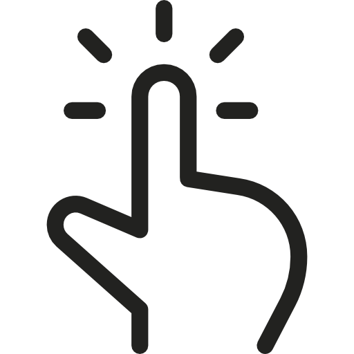 One Finger Click Icons Free Download