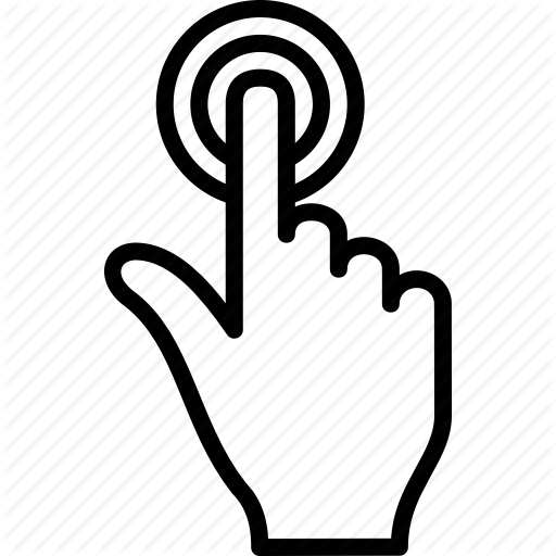 Click, Finger, Gesture, Hand, Tap, Touch Icon