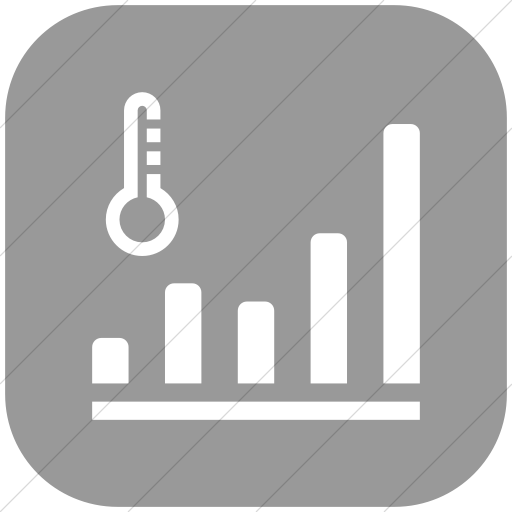 Flat Rounded Square White On Light Gray Iconathon