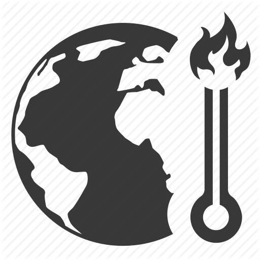 Climate, Earth, Global, Heat, Hot, Warming, World Icon