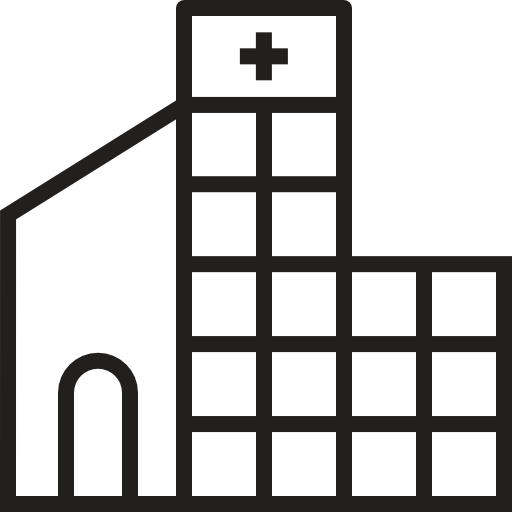Building, Clinic, Hospital Icon Free Of Medical Black Line