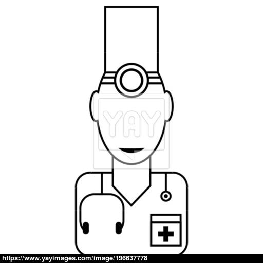 Doctor Medical Line Icon Vector