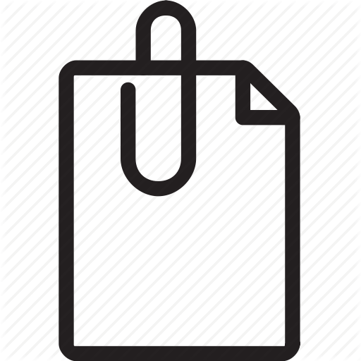 Attach, Attachment, Clip, Paper, Paperclip Icon