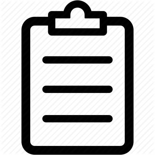 Checklist, Clipboard, List, Paper, Report, Tasks Icon