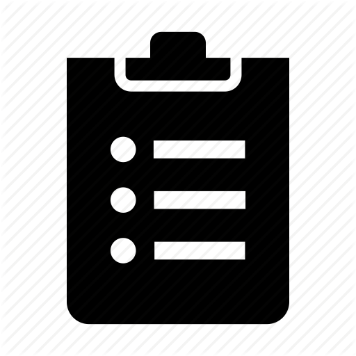 Checklist, Clipboard, Document, List Icon