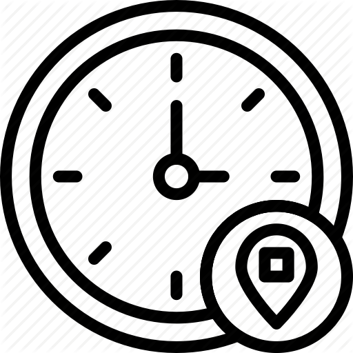 Action, App, Clock, Interaction, Interface, Location Icon