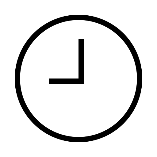 Clock Outline Icon Iconshow