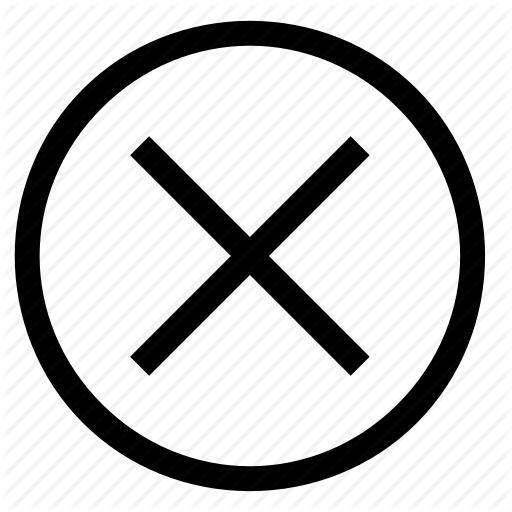 Close, Close Window, Cross, Dismiss, Minimise, Remove Icon