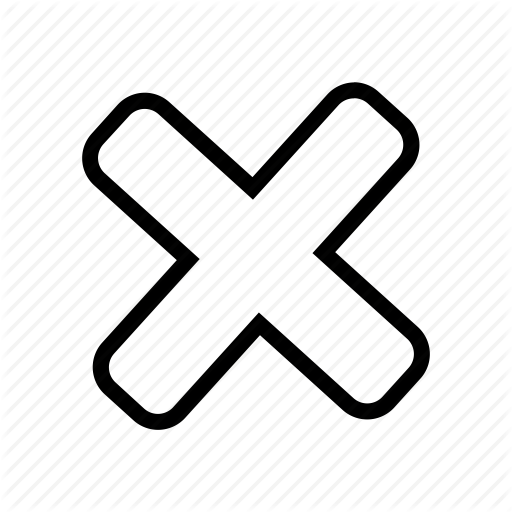 Close, Cross, No, Remove, X Icon