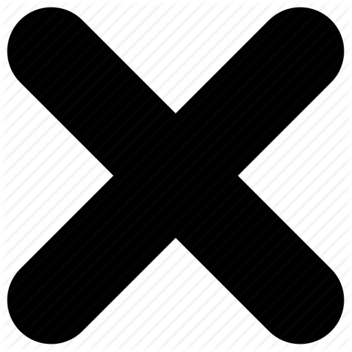 Cancel, Close, Closed, Delete, Dismiss, Exit, X Icon