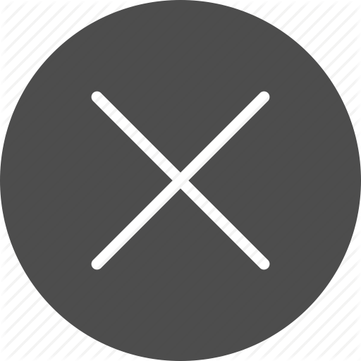 Cancel, Close, Delete, Exit, Remove, X Icon