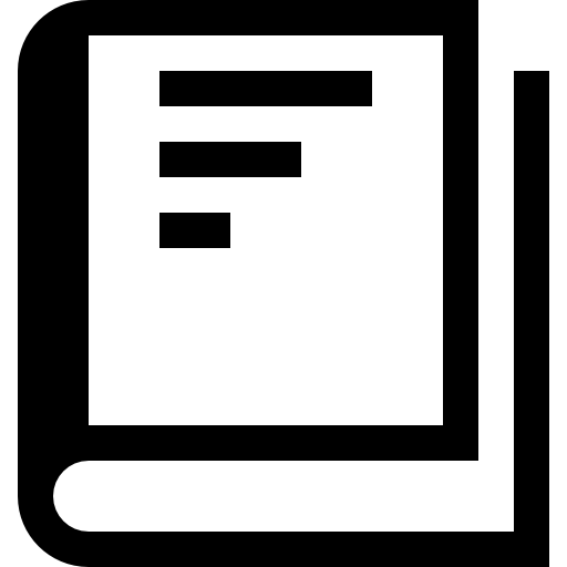 Book Closed Of White Cover Icons Free Download