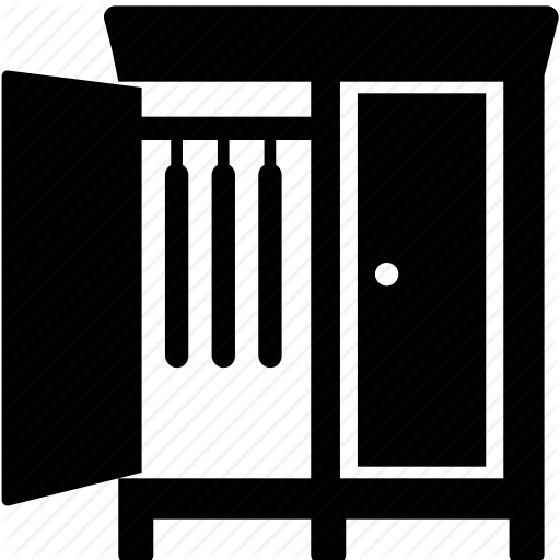 Closet, Decorations, Door, Furniture, Home, Opened, With Icon