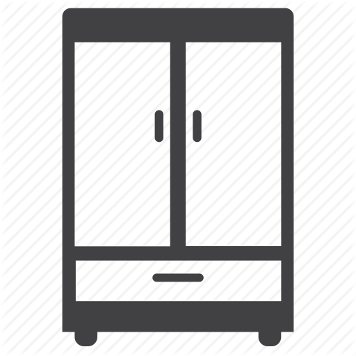 Bedroom, Closet, Clothes, Cup Board, Furniture, Home, Wardrobe Icon