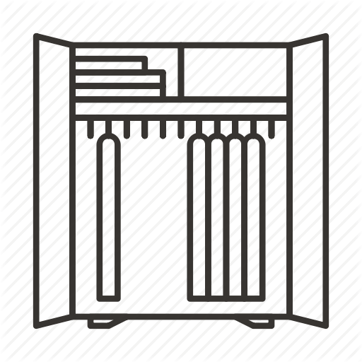 Closet, Clothes, Clothing, Doors Open, Furniture, Hanger, Wardrobe