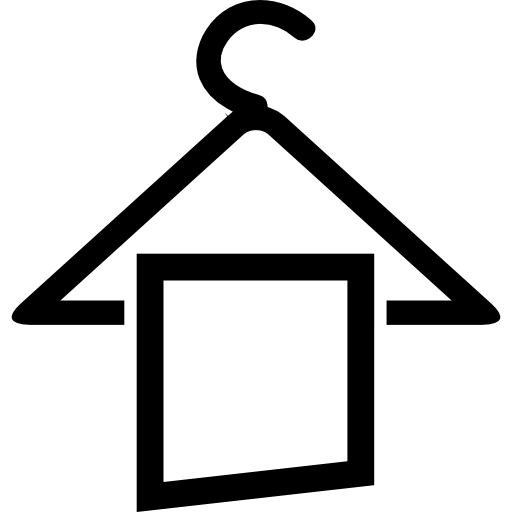 Cloth Hanging Of A Hanger Icons Free Download