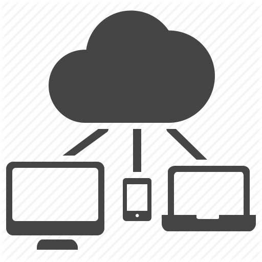 Cloud Computing, Connection, Devices, Network Icon