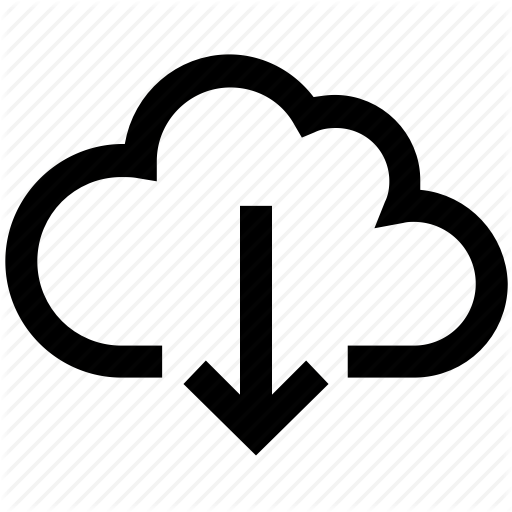 Cloud And Download Sign, Cloud Computing, Cloud Download