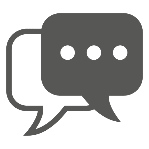 Cloud Bubbles Flat Icon