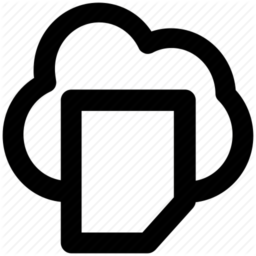 Cloud Data Storage Icon Free Icons