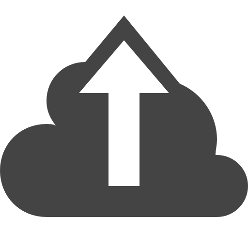 Up Arrow, Uploading, Cloud Storage Icon