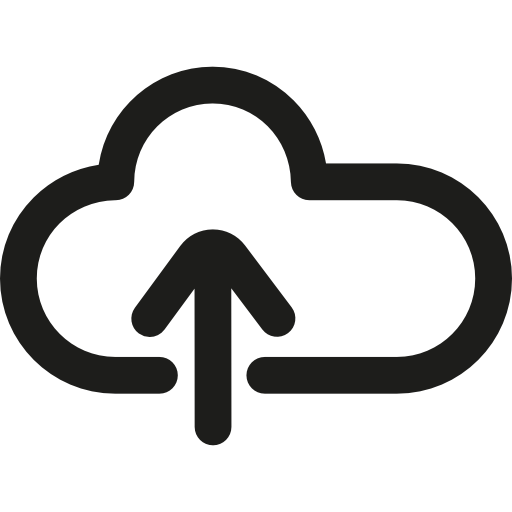 Technology, Cloud Storage, Cloud Computing Icon