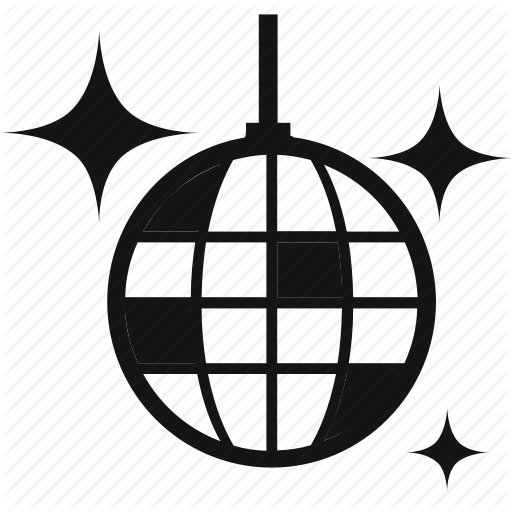 Club, Clubbing, Dancing, Disco Ball, Party Icon