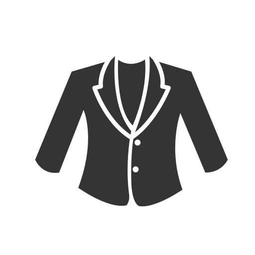 Woman's, Coat Icon Free Of Clothing Icons Black