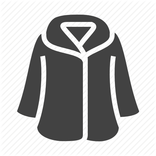 Clothes, Clothing, Coat, Fur Icon