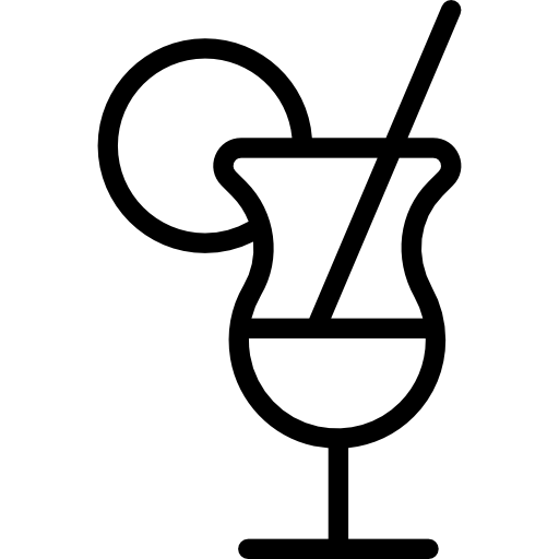 Cocktail With Fruit Slice