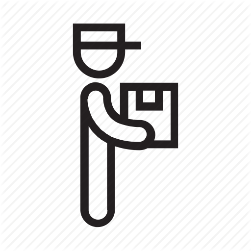 Delivery, Delivery Man Icon