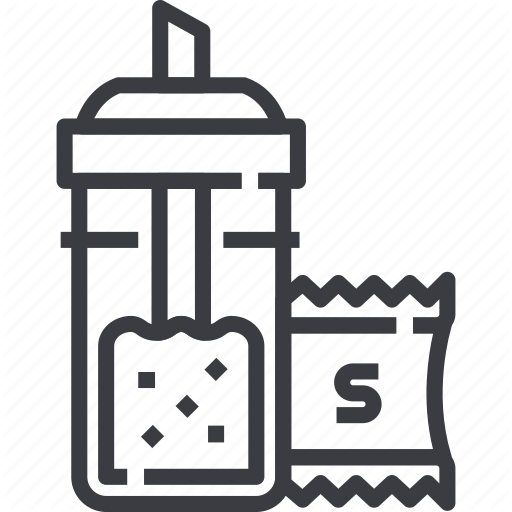 Bottle, Coffee, Pack, Packs, Sachet, Sugar Icon
