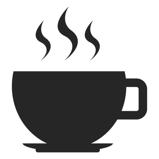 Hot Coffee Cup Flat Icon