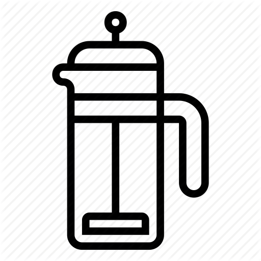 Coffee, French, Press, Tea Icon
